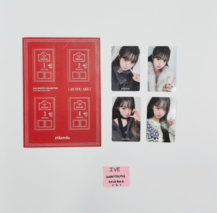 Jang Wonyoung (Of IVE) - Rolarola Event Photocards Set (4EA) [25.11.11]