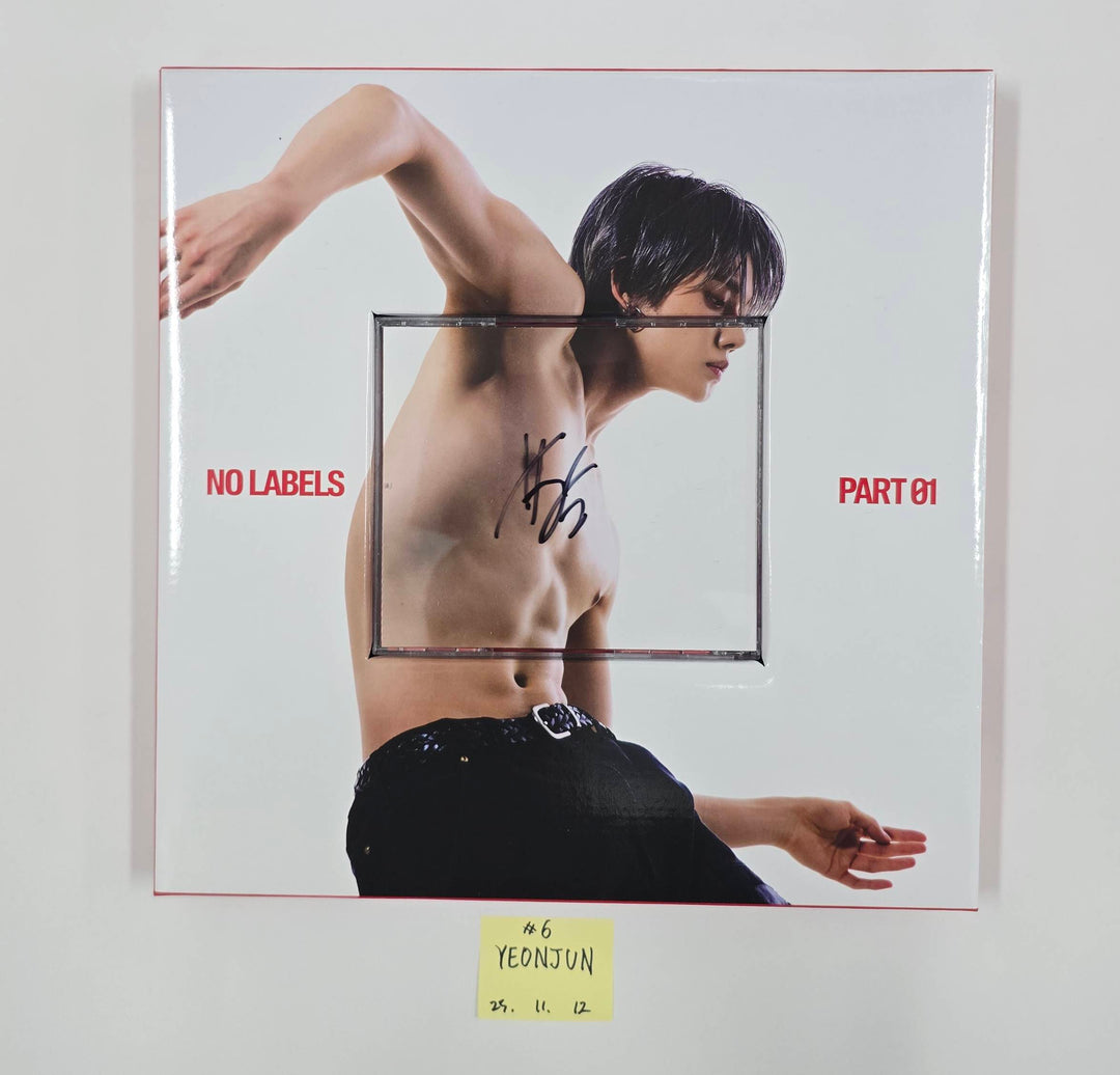 YEONJUN (Of TXT) "NO LABELS: PART 01" - Hand Autographed(Signed) Promo Album [25.11.12]