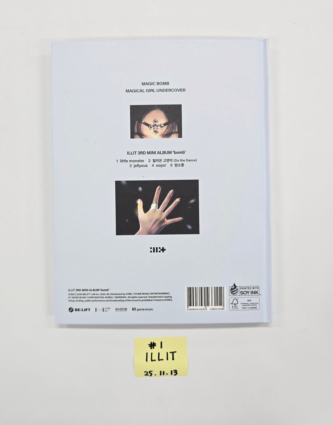 ILLIT  "bomb" - Hand Autographed(Signed) Promo Album [25.11.13]