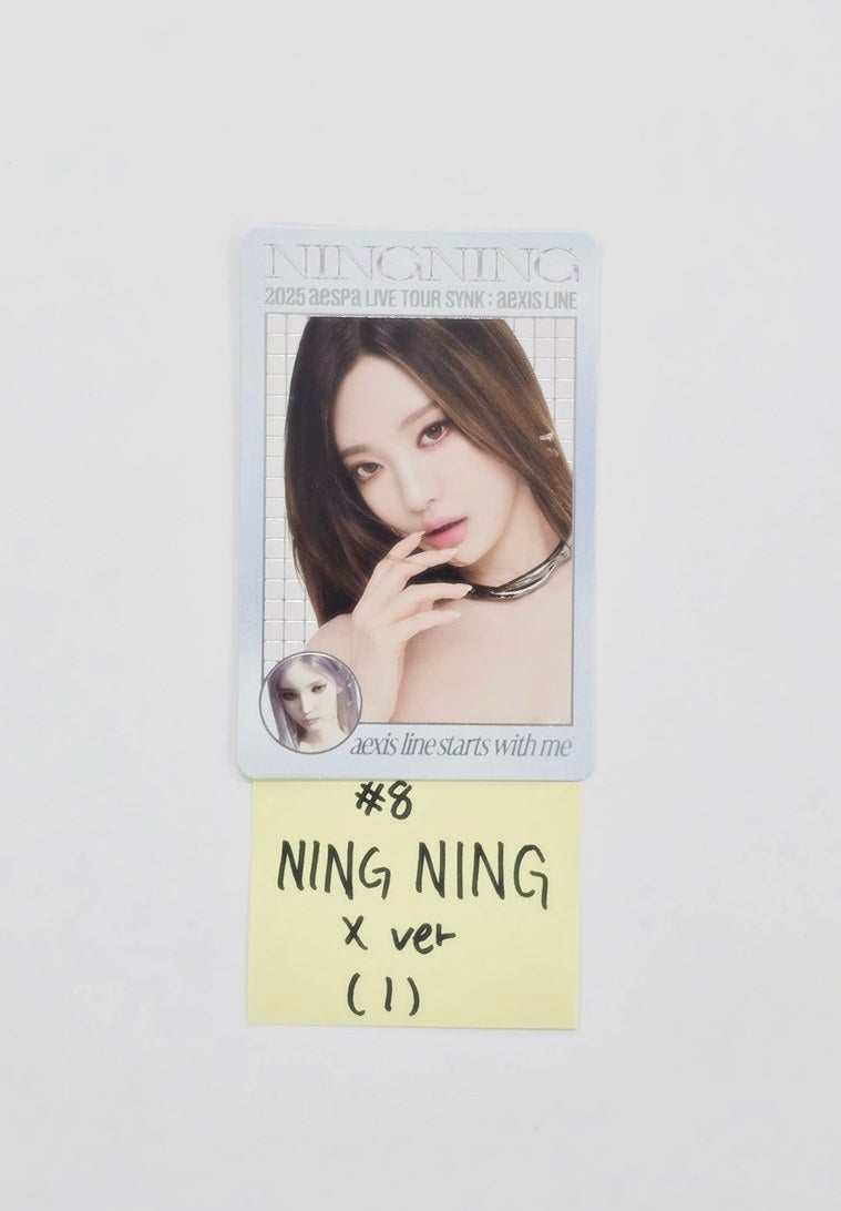 AESPA - "2025 Aespa Live Tour" Trading Photocard (X Ver.) [25.11.18]