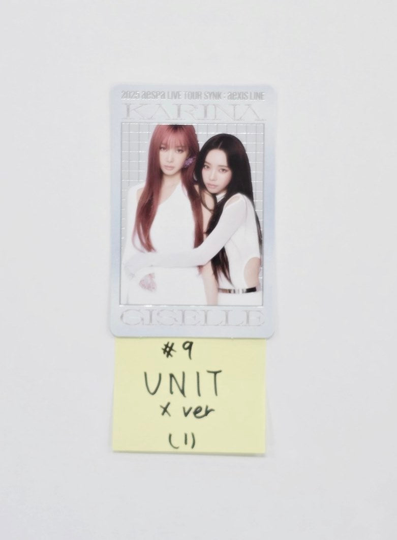 AESPA - "2025 Aespa Live Tour" Trading Photocard (X Ver.) [25.11.18]