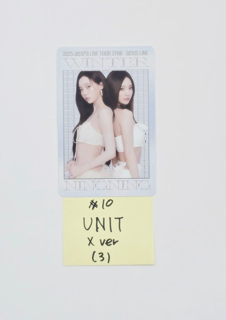 AESPA - "2025 Aespa Live Tour" Trading Photocard (X Ver.) [25.11.18]