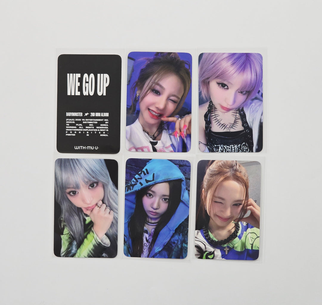 BABYMONSTER "WE GO UP" - Withmuu Fansign Event Photocard [25.11.20]