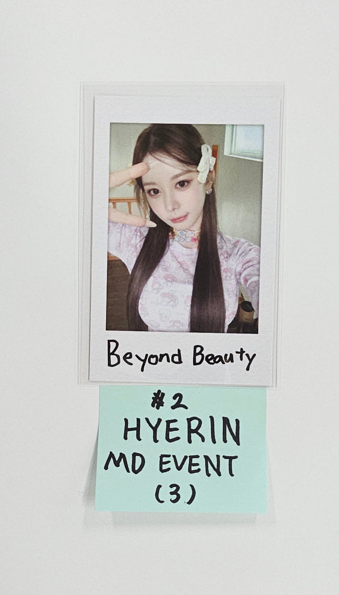 Triples_msnz "Beyond Beauty" - Everlin POP-UP Store MD Event Polaroid type Photocard [25.11.27]