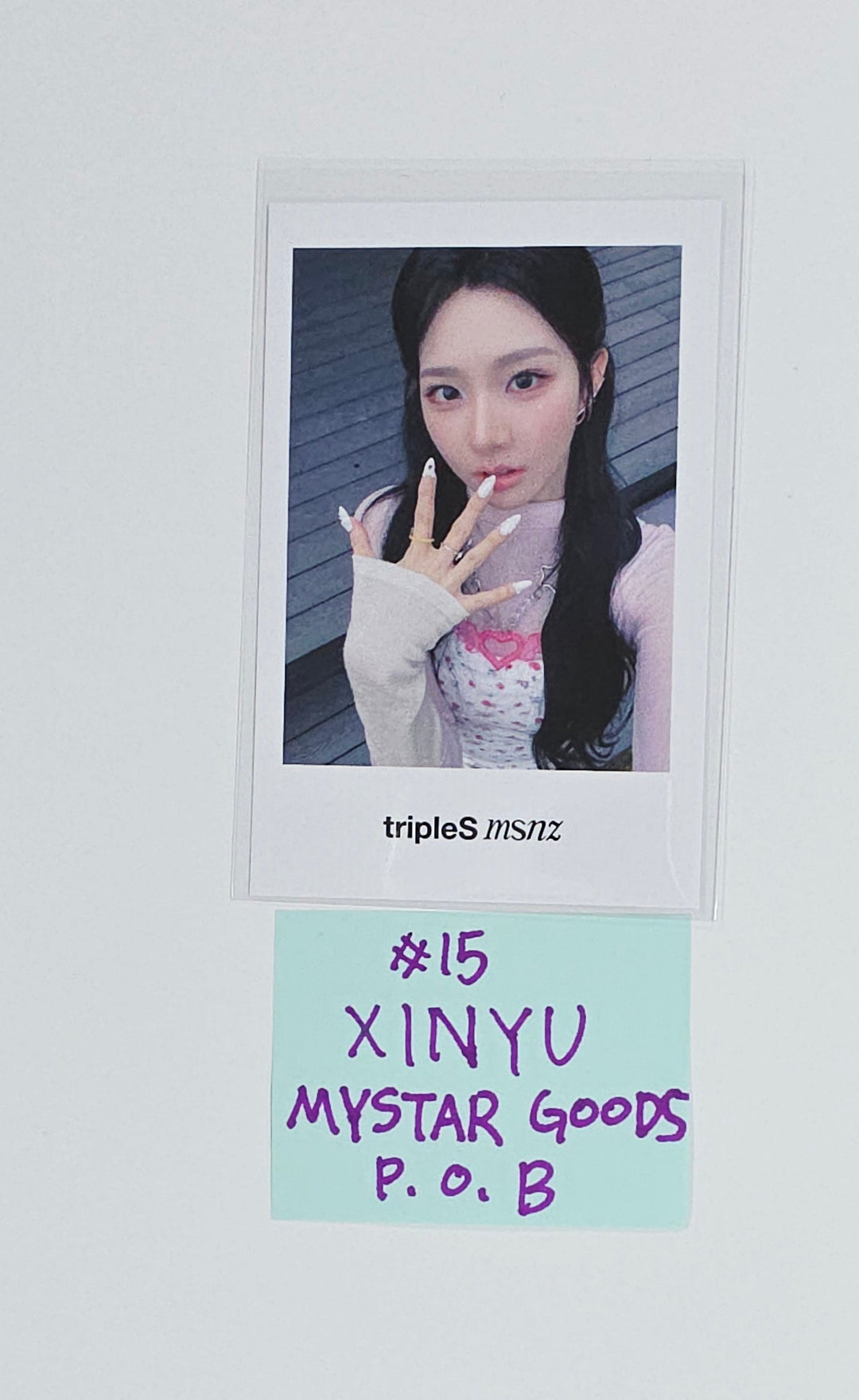 Triples_msnz "Beyond Beauty" - My Star Goods Pre-Order Benefit Polaroid type Photocard (Objekt Music Album ver.) [25.11.27]