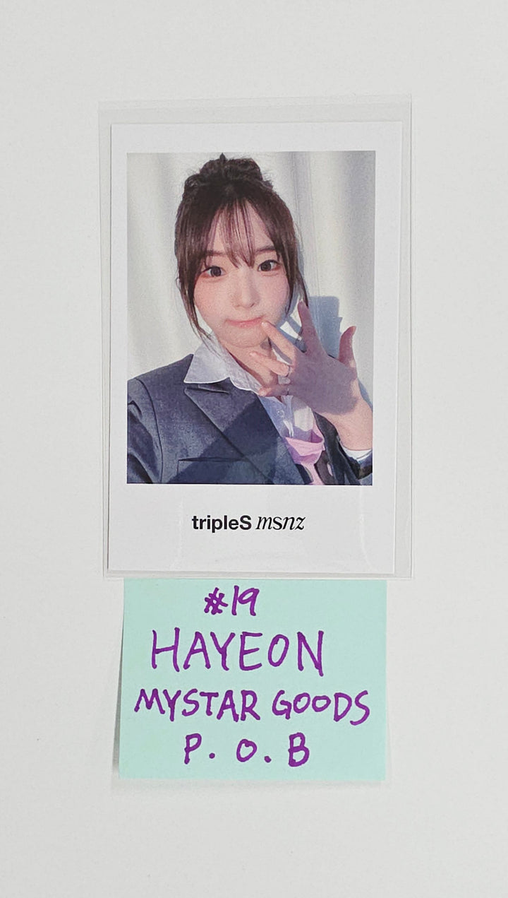 Triples_msnz "Beyond Beauty" - My Star Goods Pre-Order Benefit Polaroid type Photocard (Objekt Music Album ver.) [25.11.27]