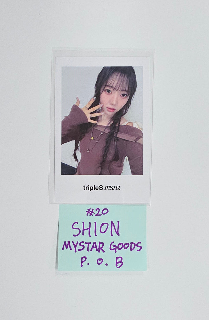 Triples_msnz "Beyond Beauty" - My Star Goods Pre-Order Benefit Polaroid type Photocard (Objekt Music Album ver.) [25.11.27]
