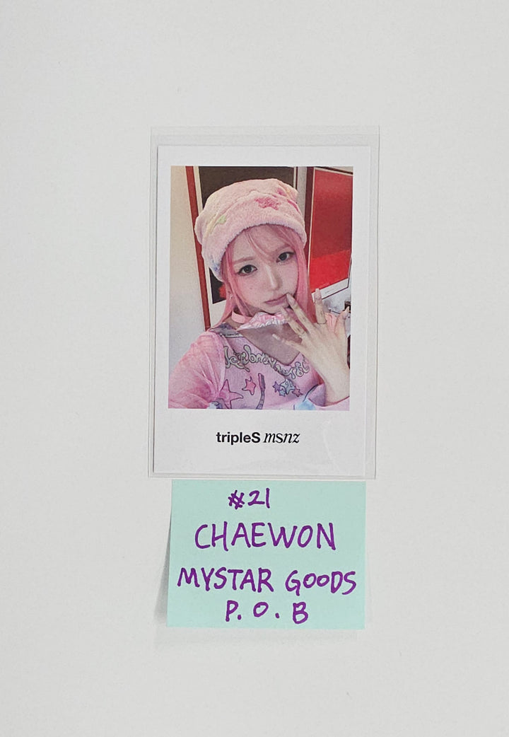 Triples_msnz "Beyond Beauty" - My Star Goods Pre-Order Benefit Polaroid type Photocard (Objekt Music Album ver.) [25.11.27]