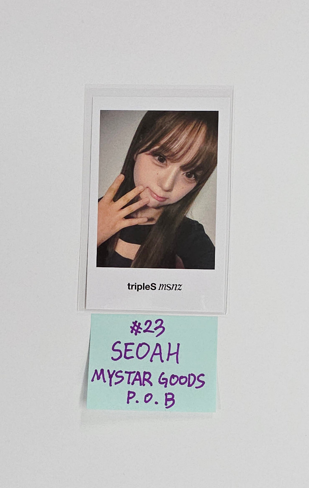 Triples_msnz "Beyond Beauty" - My Star Goods Pre-Order Benefit Polaroid type Photocard (Objekt Music Album ver.) [25.11.27]