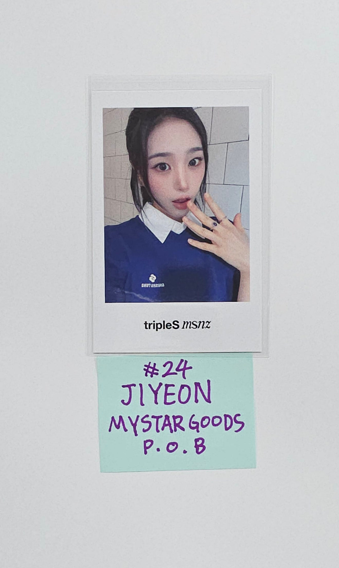 Triples_msnz "Beyond Beauty" - My Star Goods Pre-Order Benefit Polaroid type Photocard (Objekt Music Album ver.) [25.11.27]