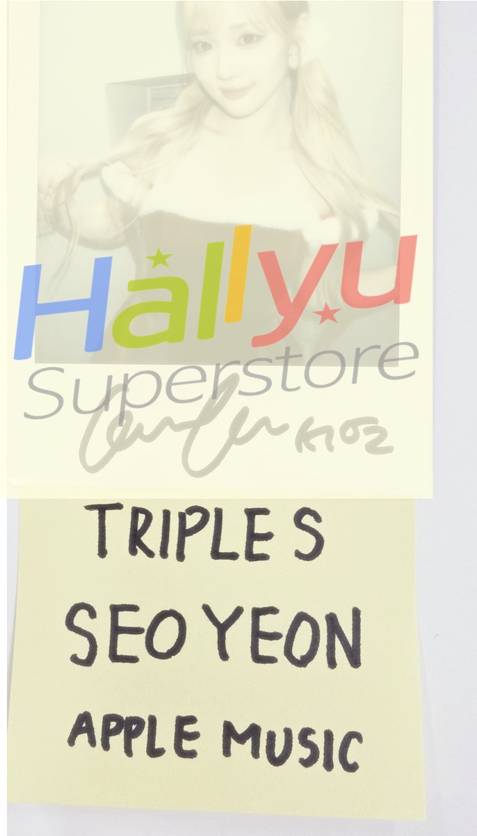 SEOYEON (of Triples_msnz) "Beyond Beauty" - Hand Autograhped(Signed) Polaroid [25.11.28]