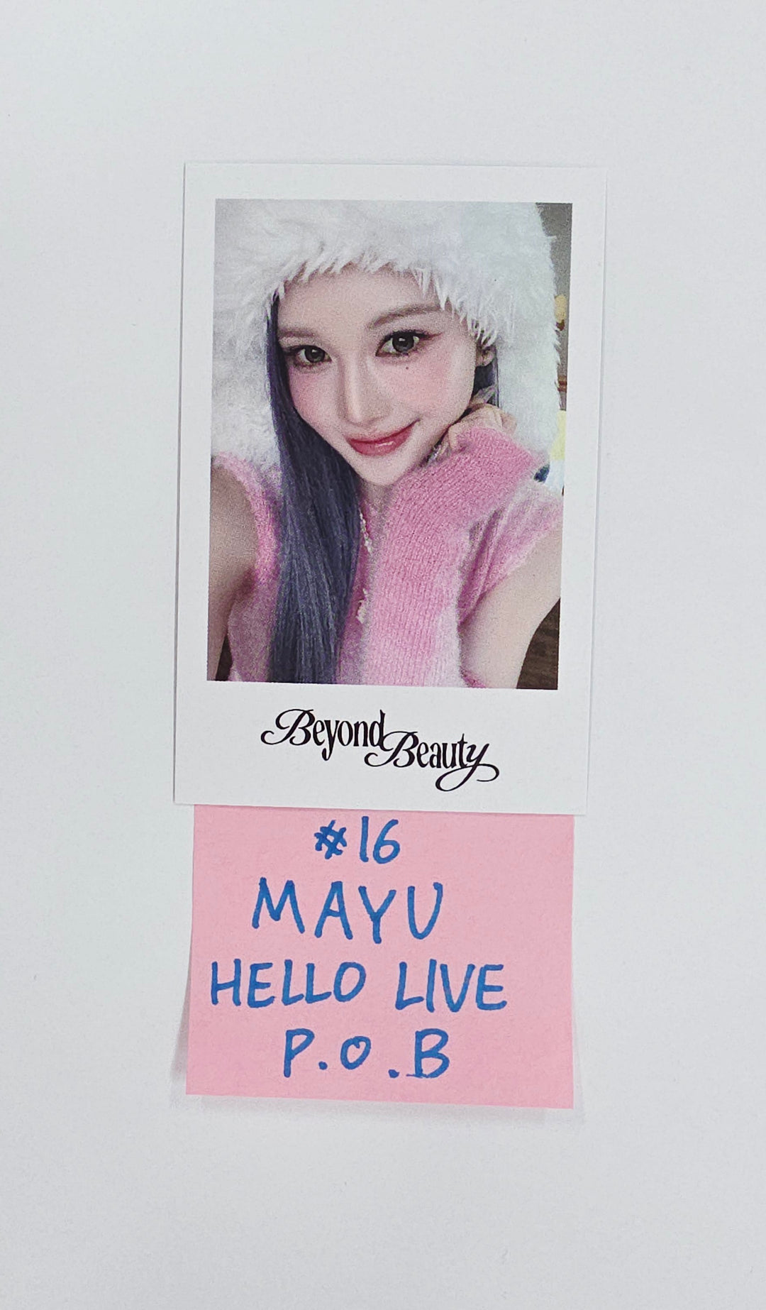 Triples_msnz "Beyond Beauty" - Hello Live Pre-Order Benefit Polaroid type Photocard (Objekt Music Album ver.) [25.11.28]
