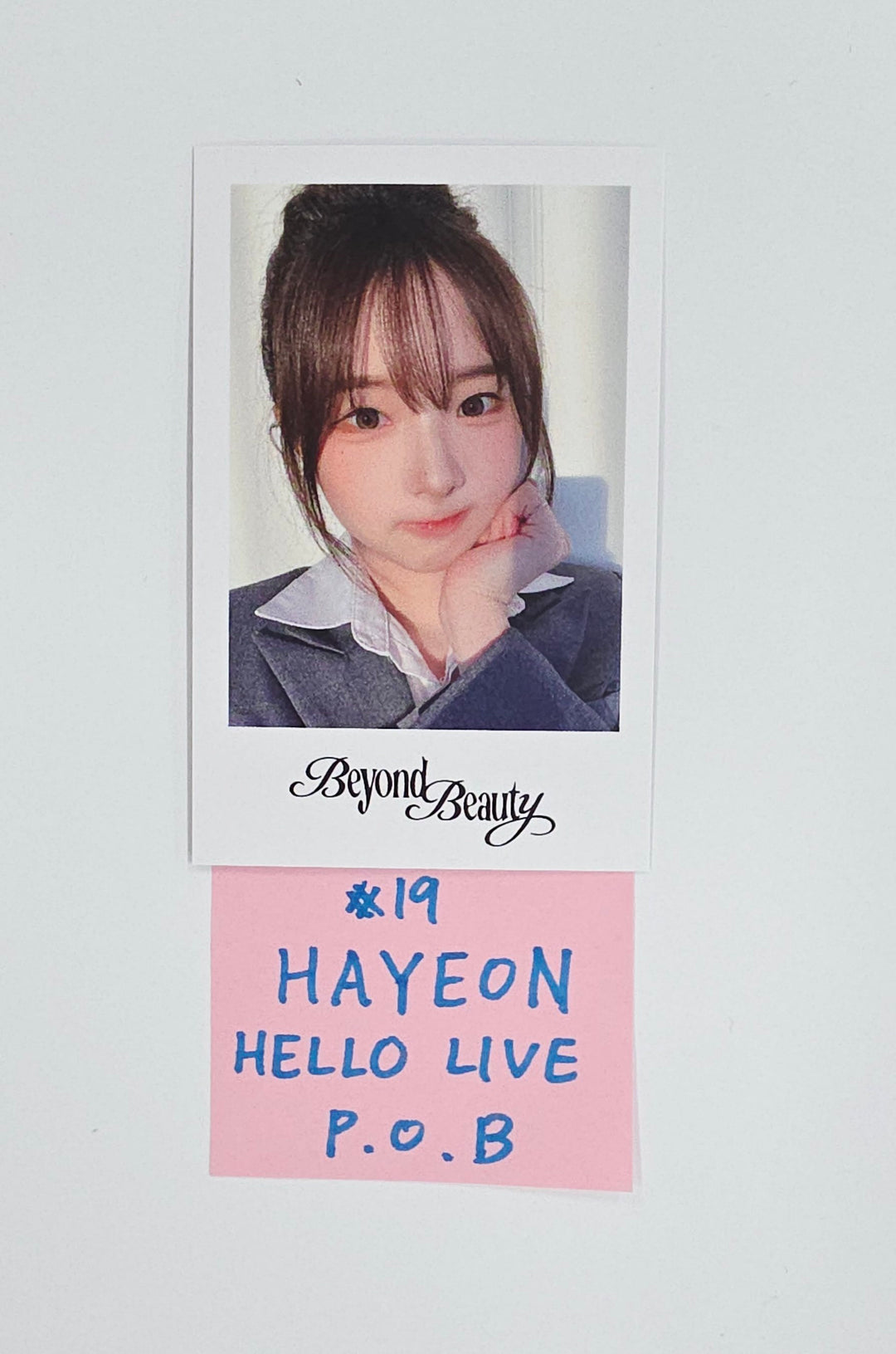Triples_msnz "Beyond Beauty" - Hello Live Pre-Order Benefit Polaroid type Photocard (Objekt Music Album ver.) [25.11.28]