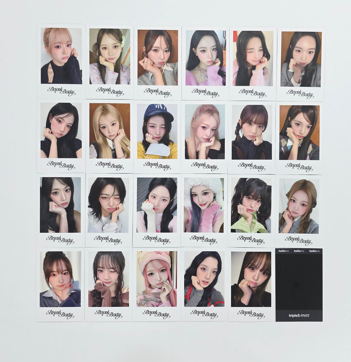 Triples_msnz "Beyond Beauty" - Hello Live Pre-Order Benefit Polaroid type Photocard (Objekt Music Album ver.) [25.11.28]