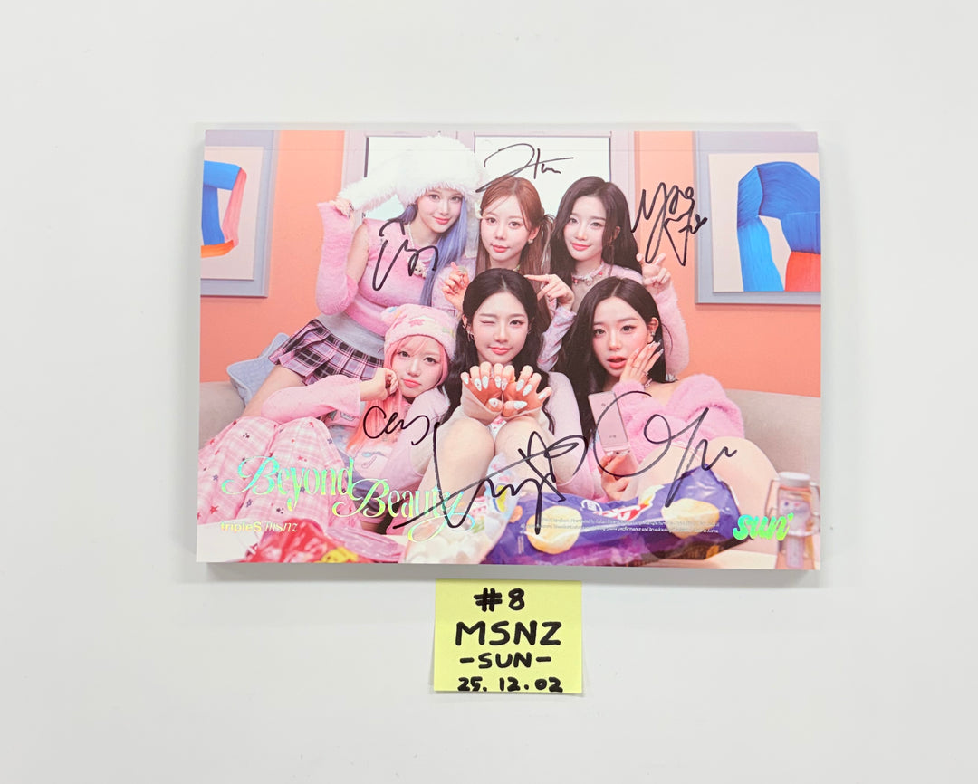 TripleS_msnz "Beyond Beauty", ILLIT "NOT CUTE ANYMORE", NOWZ"Play Ball" - Hand Autographed(Signed) Promo Album [25.12.02]