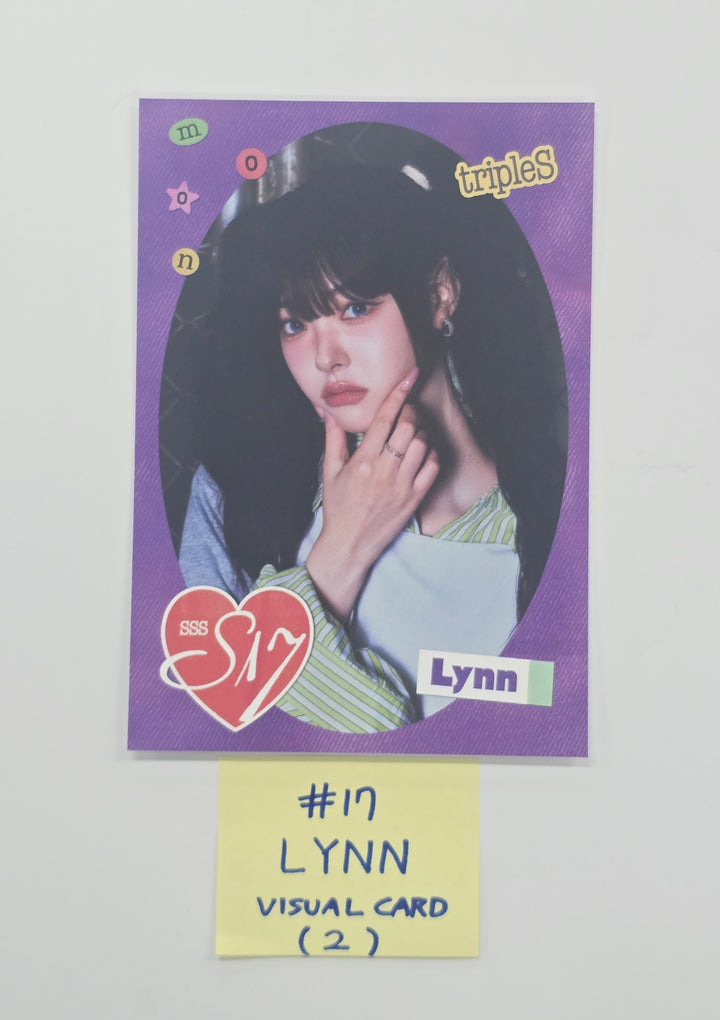Triples_msnz "Beyond Beauty" - Official Unit Polaroid, ID Photo, Visual Card (MOON, SUN Ver.) [25.12.03]