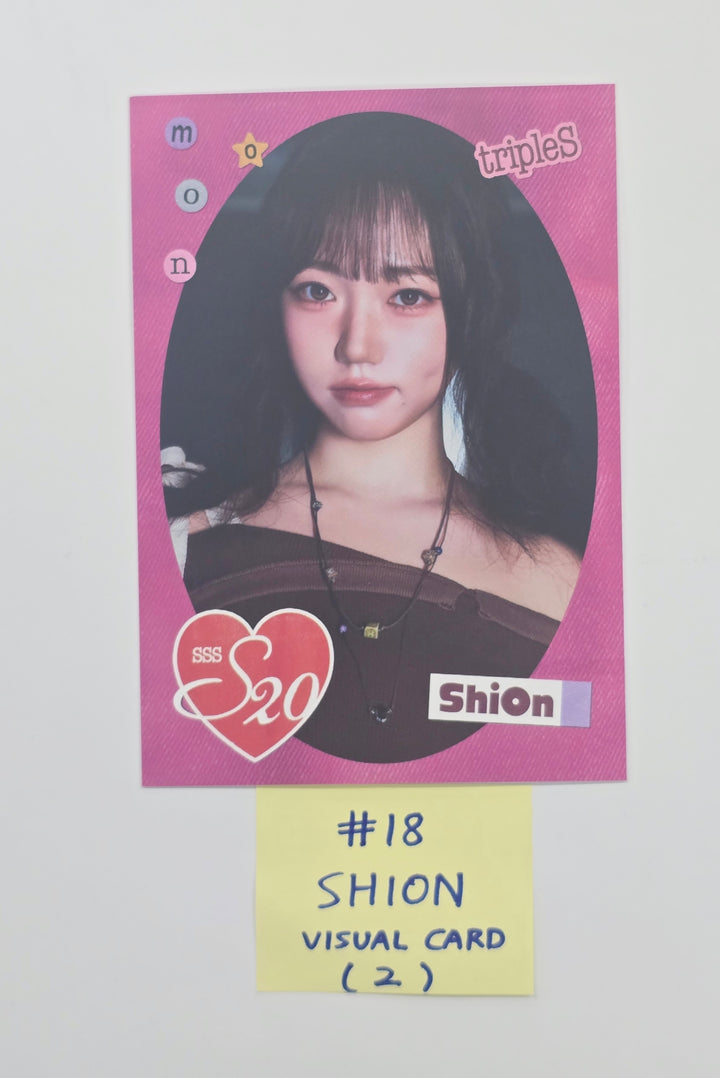 Triples_msnz "Beyond Beauty" - Official Unit Polaroid, ID Photo, Visual Card (MOON, SUN Ver.) [25.12.03]