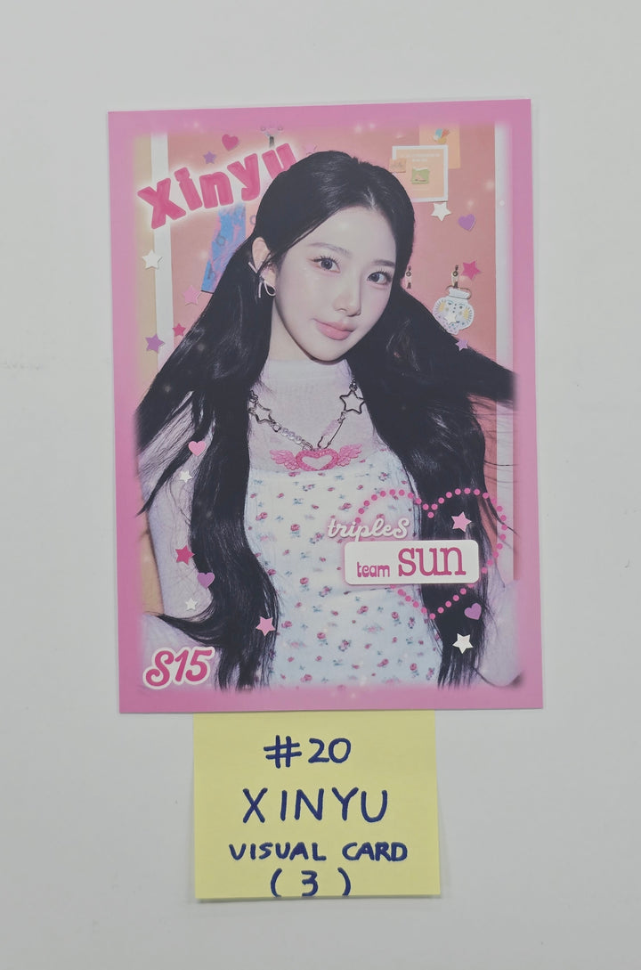 Triples_msnz "Beyond Beauty" - Official Unit Polaroid, ID Photo, Visual Card (MOON, SUN Ver.) [25.12.03]