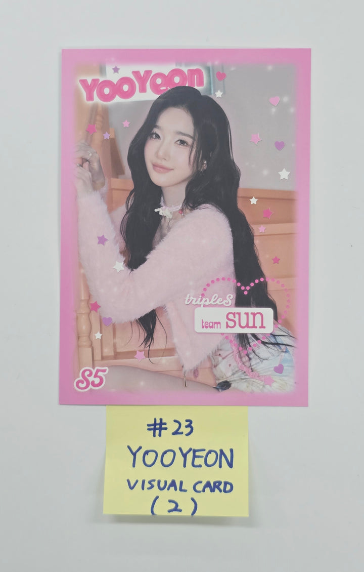Triples_msnz "Beyond Beauty" - Official Unit Polaroid, ID Photo, Visual Card (MOON, SUN Ver.) [25.12.03]