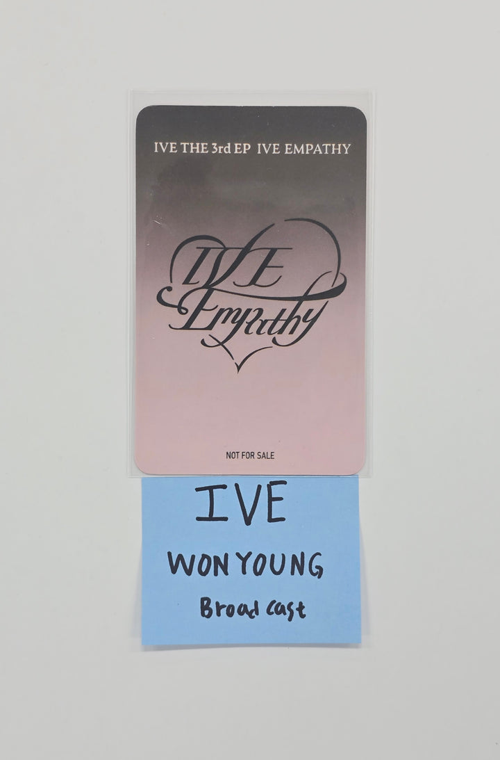 Jang Wonyoung (Of IVE) "EMPATHY" - OSAKA Offline Event Photocard [25.12.05]