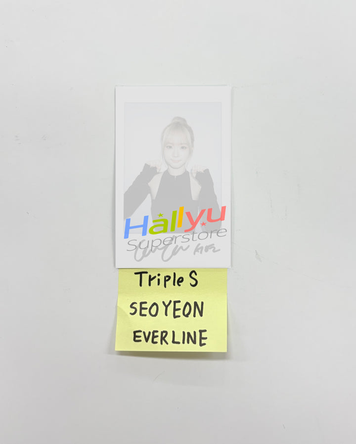 SEOYEON (of Triples_msnz) "Beyond Beauty" - Hand Autograhped(Signed) Polaroid [25.12.08]