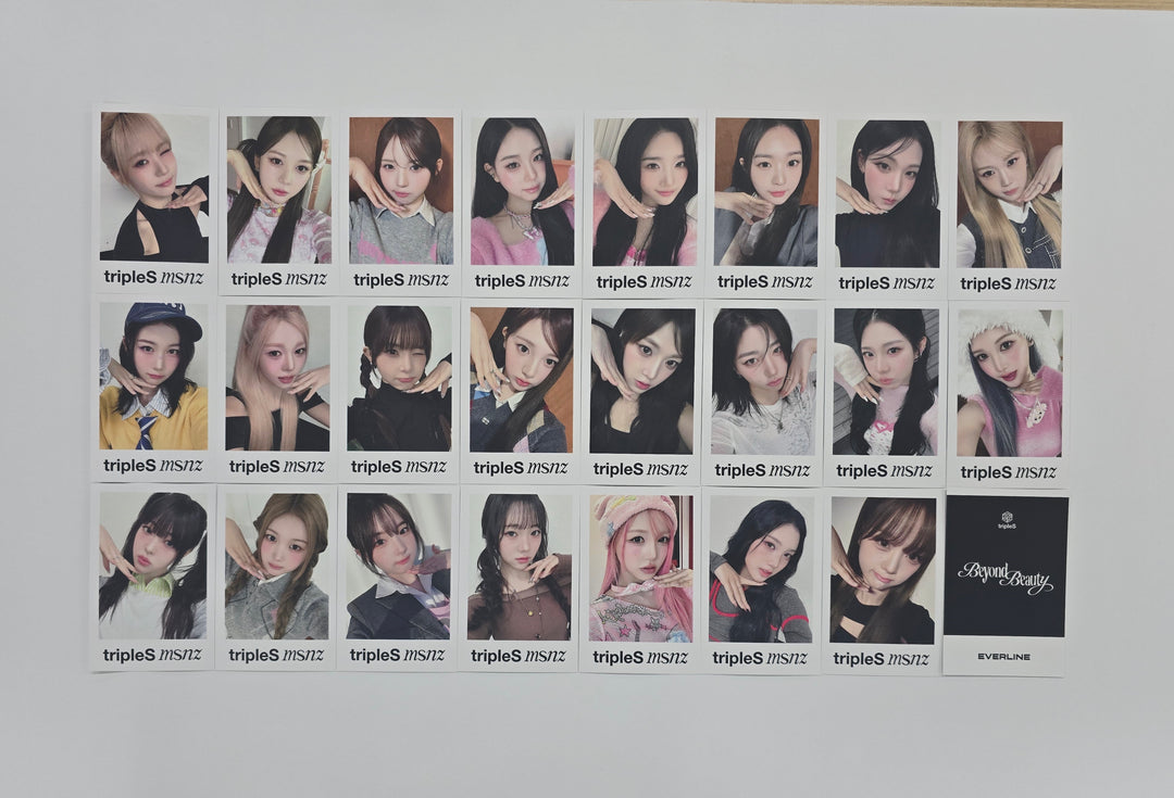 Triples_msnz "Beyond Beauty" - Everline Pre-Order Benefit Polaroid type Photocard [25.12.08]