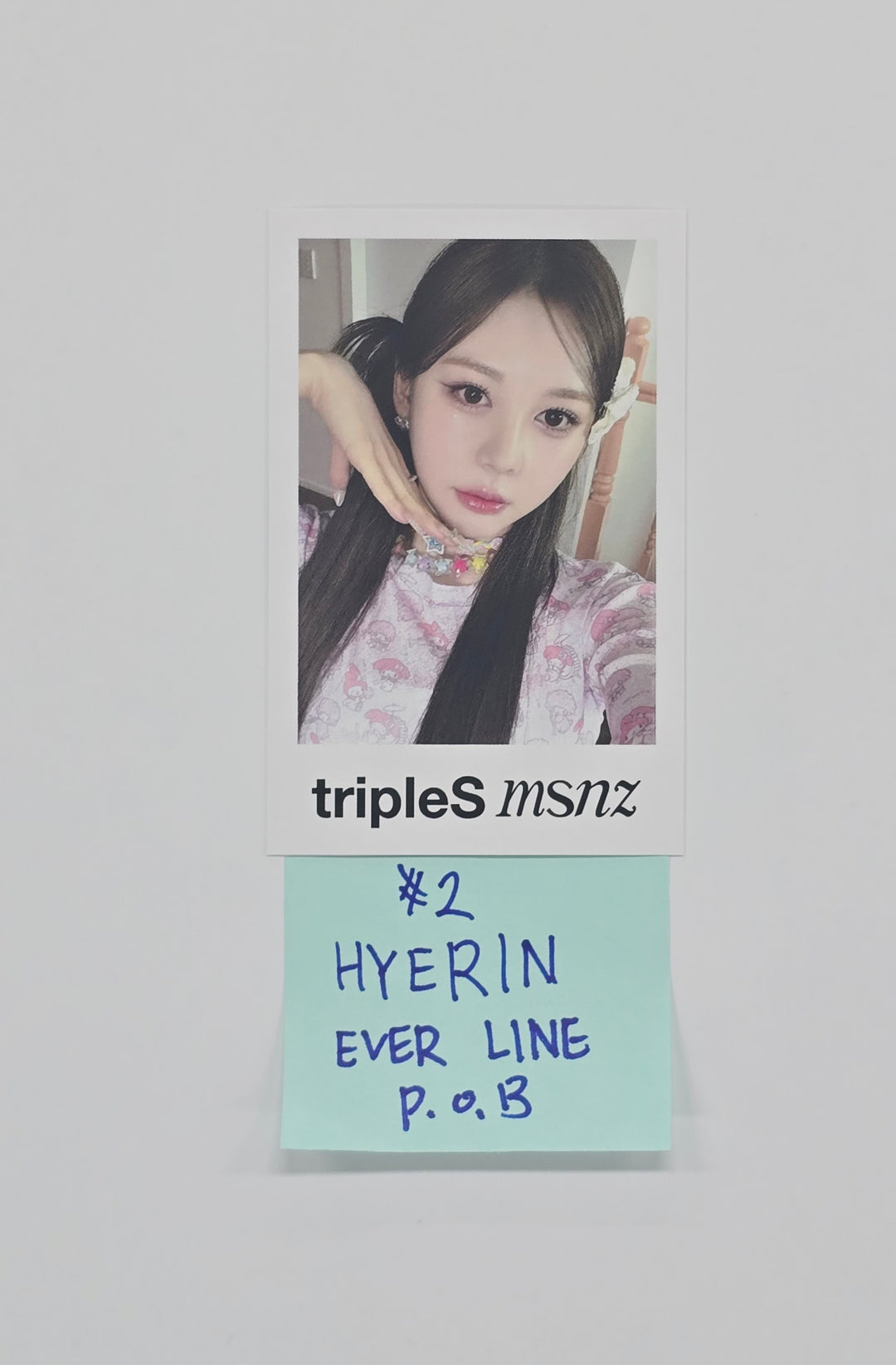 Triples_msnz "Beyond Beauty" - Everline Pre-Order Benefit Polaroid type Photocard [25.12.08]