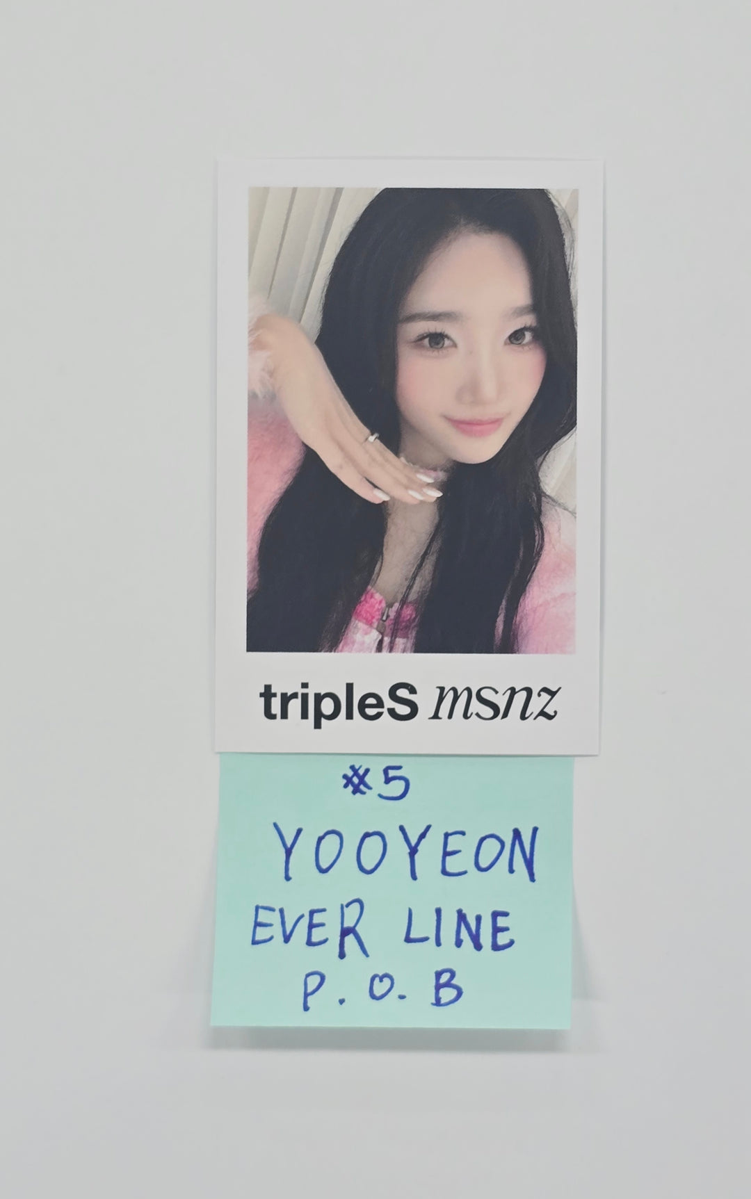 Triples_msnz "Beyond Beauty" - Everline Pre-Order Benefit Polaroid type Photocard [25.12.08]