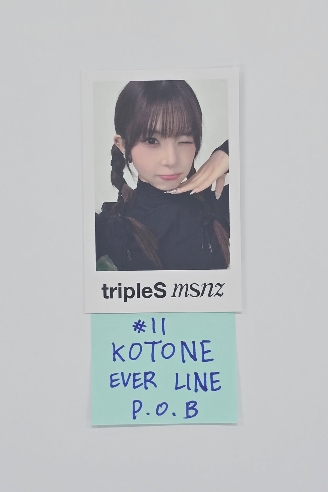 Triples_msnz "Beyond Beauty" - Everline Pre-Order Benefit Polaroid type Photocard [25.12.08]