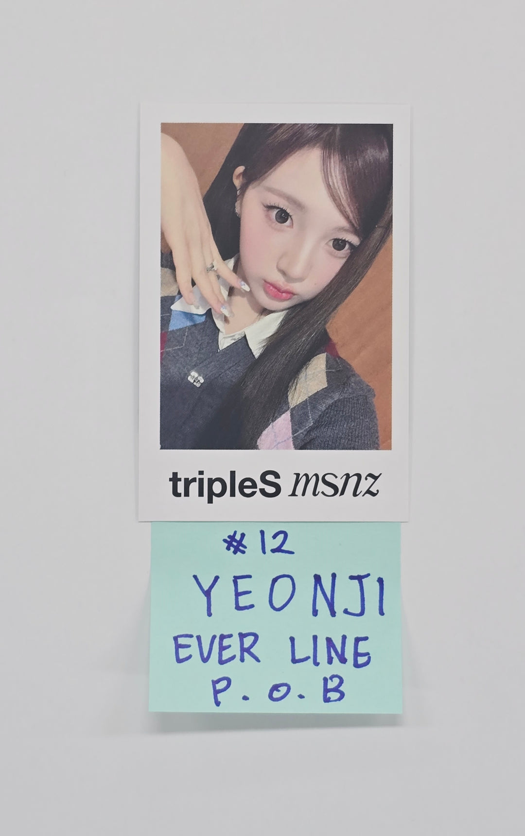 Triples_msnz "Beyond Beauty" - Everline Pre-Order Benefit Polaroid type Photocard [25.12.08]