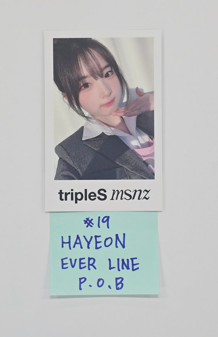 Triples_msnz "Beyond Beauty" - Everline Pre-Order Benefit Polaroid type Photocard [25.12.08]