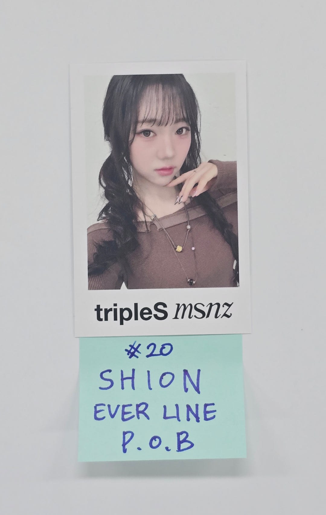 Triples_msnz "Beyond Beauty" - Everline Pre-Order Benefit Polaroid type Photocard [25.12.08]