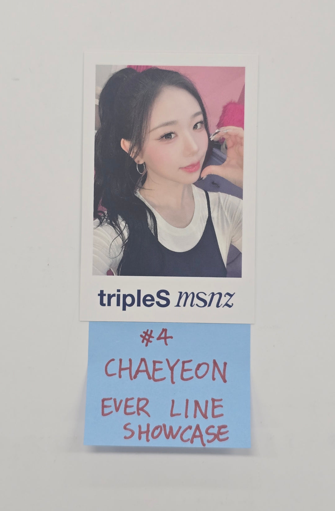 Triples_msnz "Beyond Beauty" - Everline Showcase Event Polaroid type Photocard (Objekt Music Album ver.) [25.12.10]