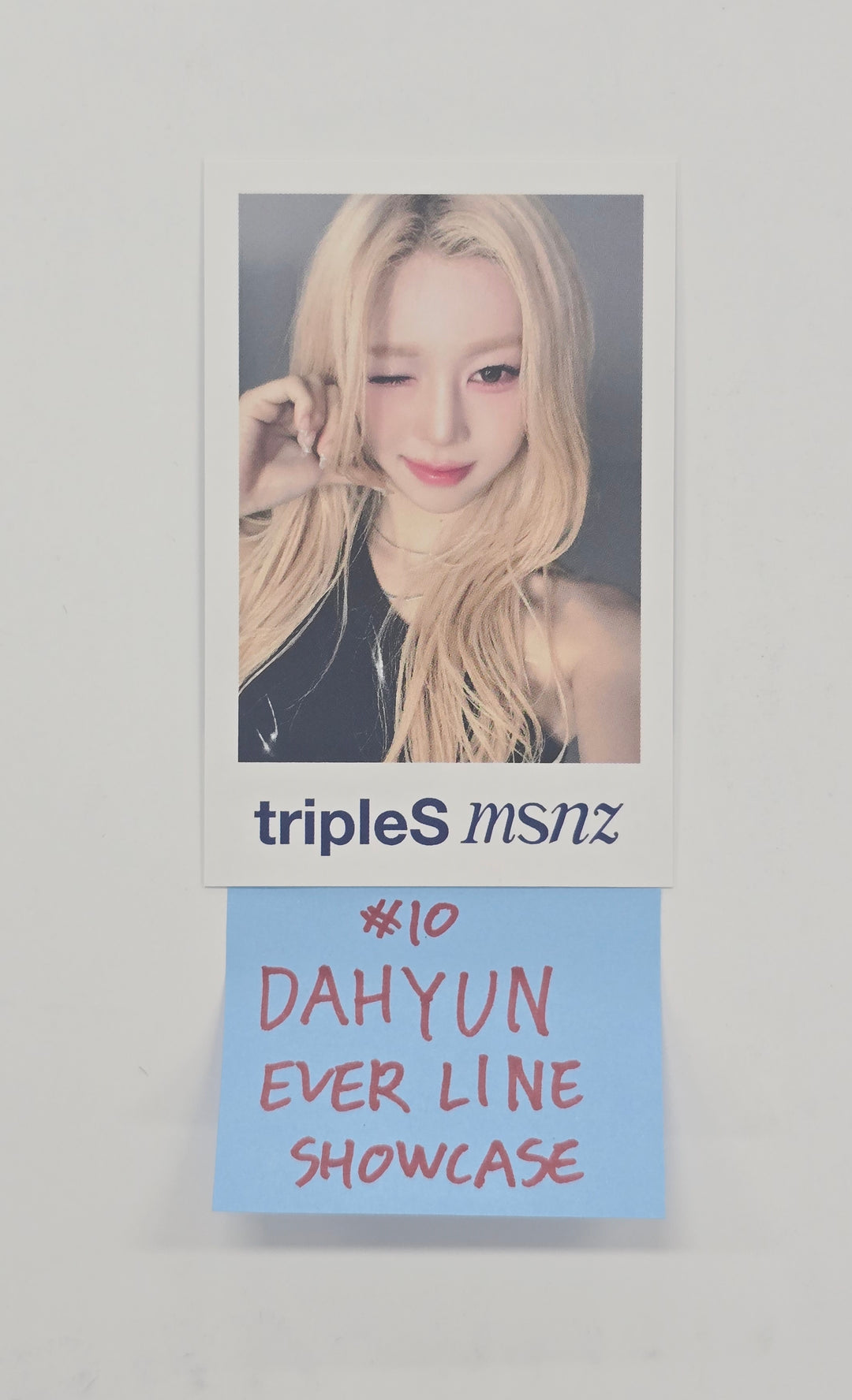Triples_msnz "Beyond Beauty" - Everline Showcase Event Polaroid type Photocard (Objekt Music Album ver.) [25.12.10]