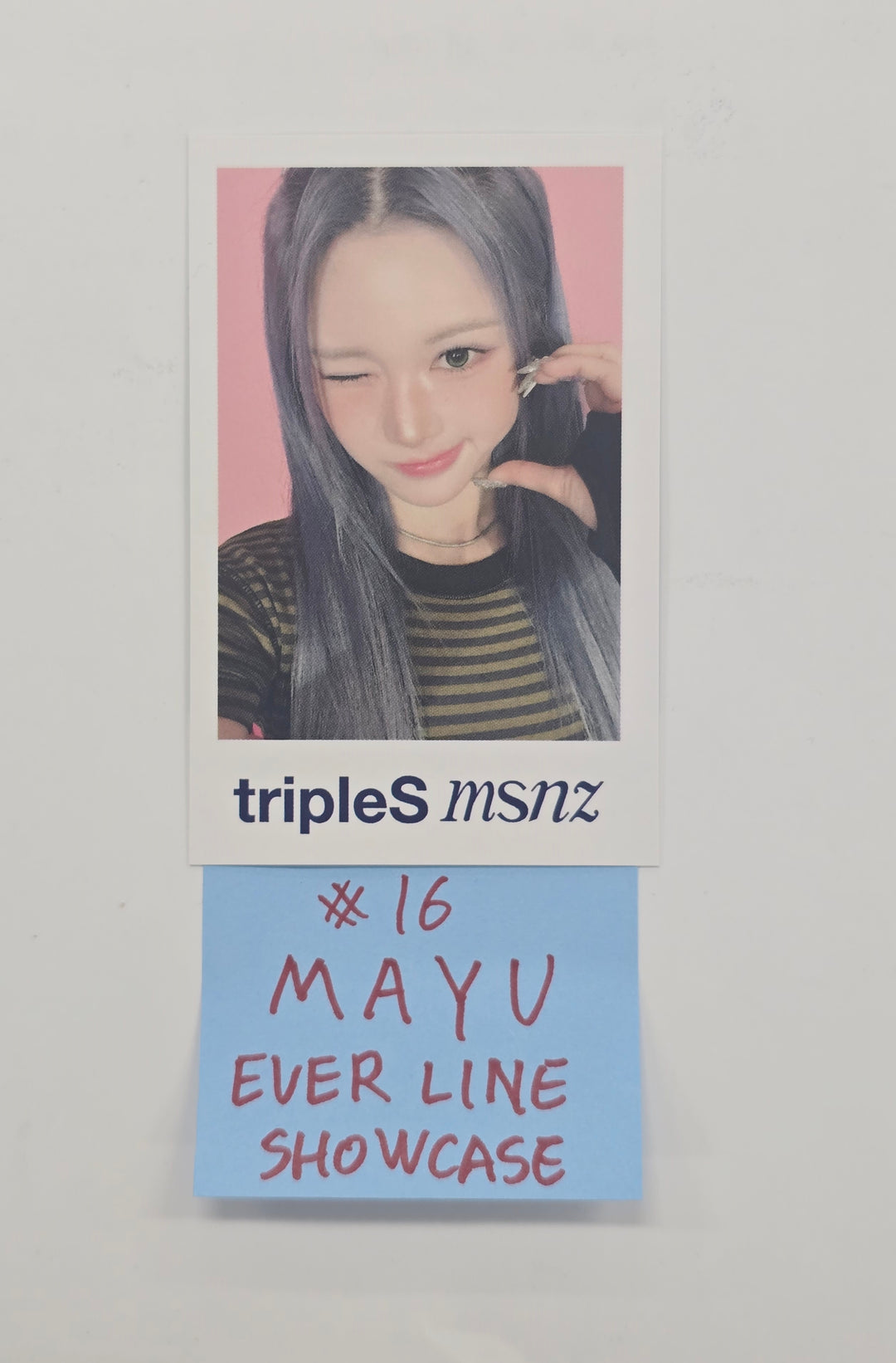 Triples_msnz "Beyond Beauty" - Everline Showcase Event Polaroid type Photocard (Objekt Music Album ver.) [25.12.10]