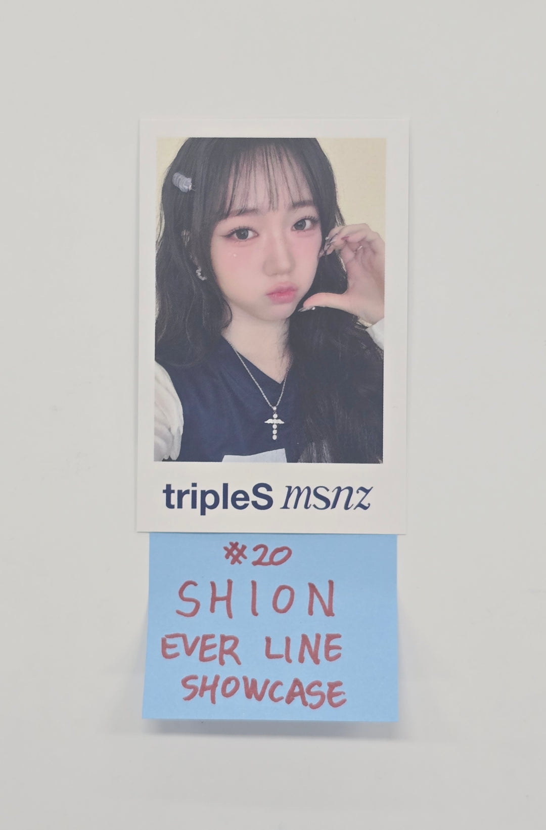 Triples_msnz "Beyond Beauty" - Everline Showcase Event Polaroid type Photocard (Objekt Music Album ver.) [25.12.10]