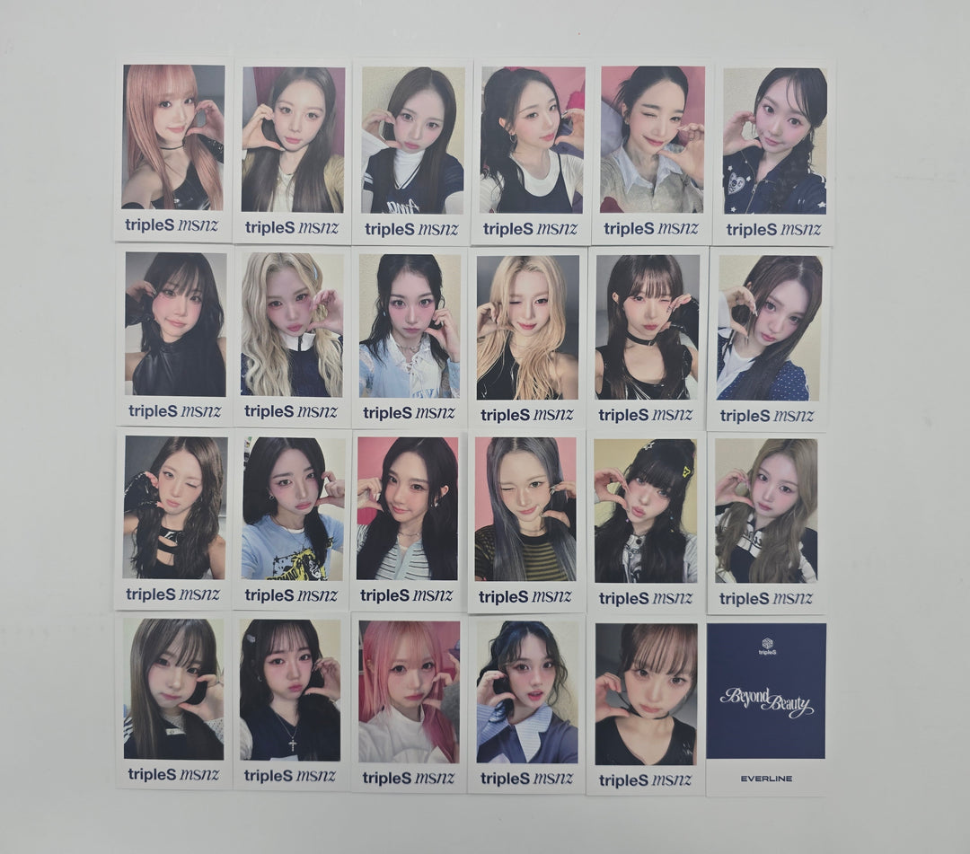 Triples_msnz "Beyond Beauty" - Everline Showcase Event Polaroid type Photocard (Objekt Music Album ver.) [25.12.10]