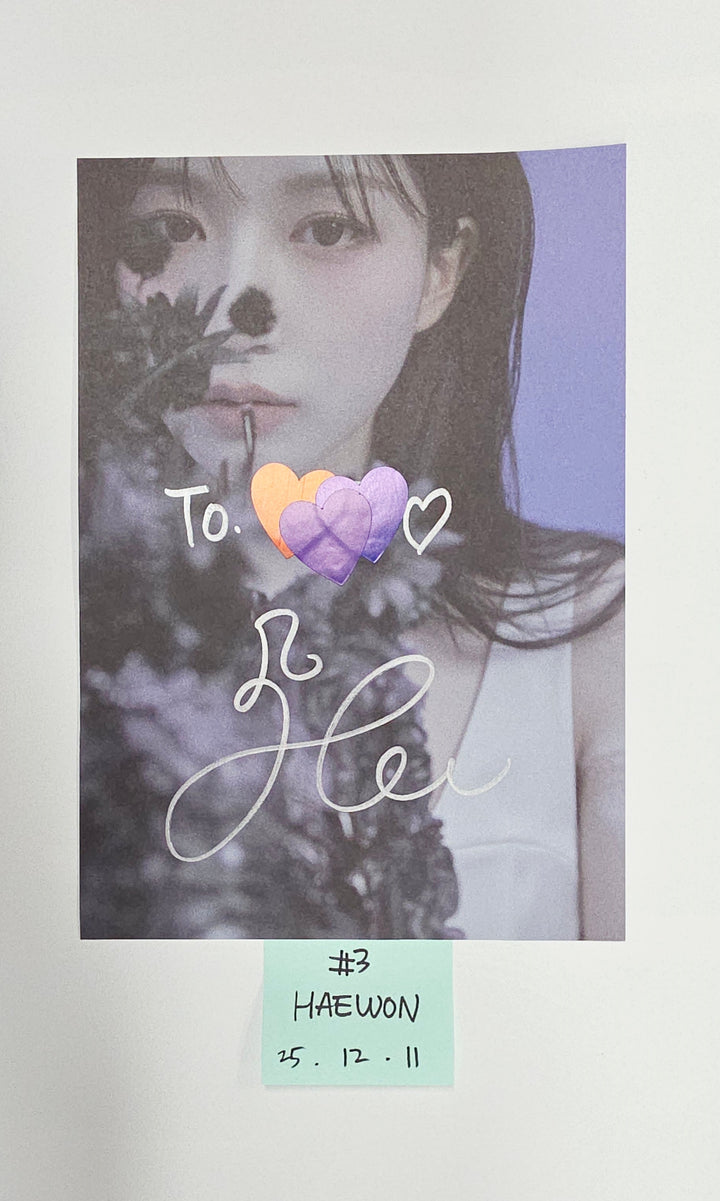 NMIXX "Blue Valentine" - A Cut Page From Fansign Event Album [25.12.11]