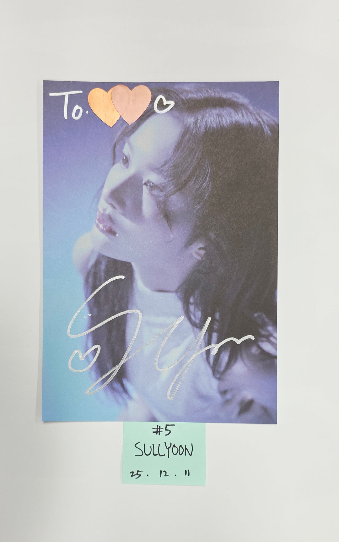 NMIXX "Blue Valentine" - A Cut Page From Fansign Event Album [25.12.11]