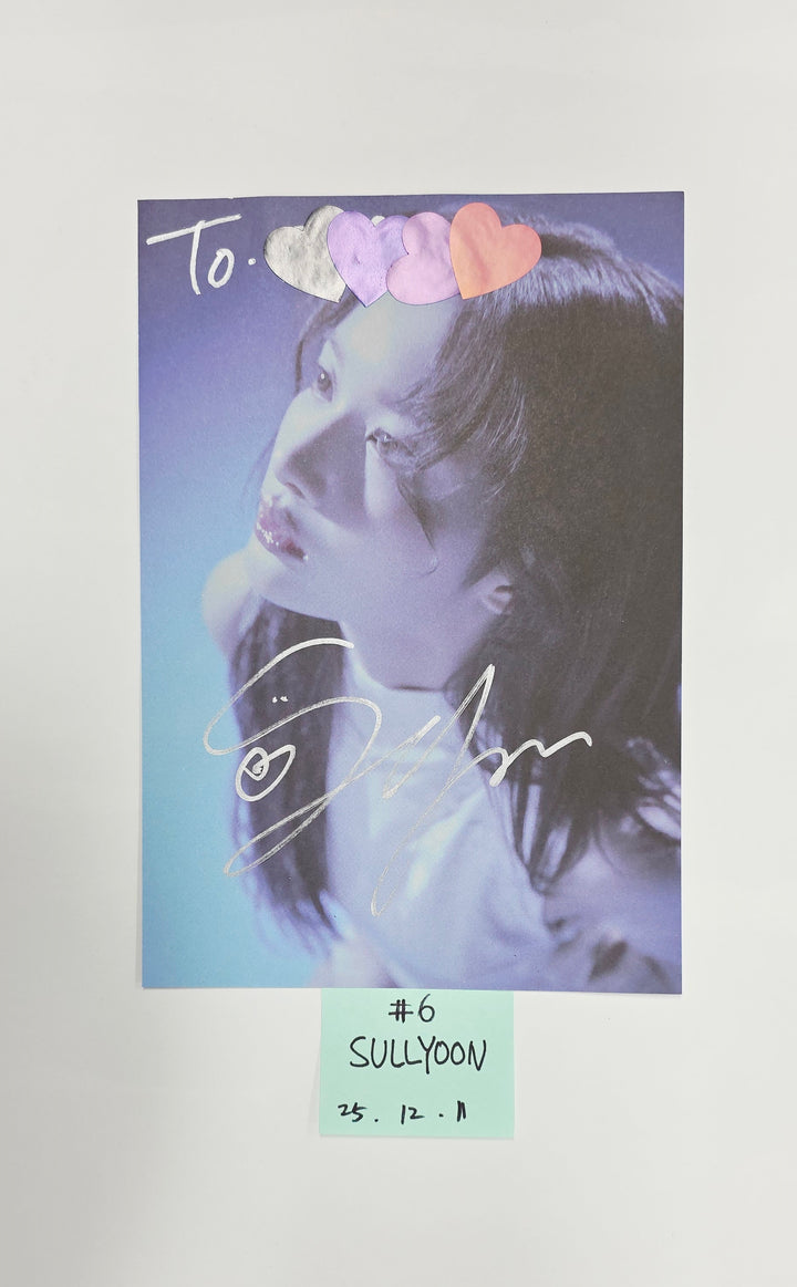NMIXX "Blue Valentine" - A Cut Page From Fansign Event Album [25.12.11]