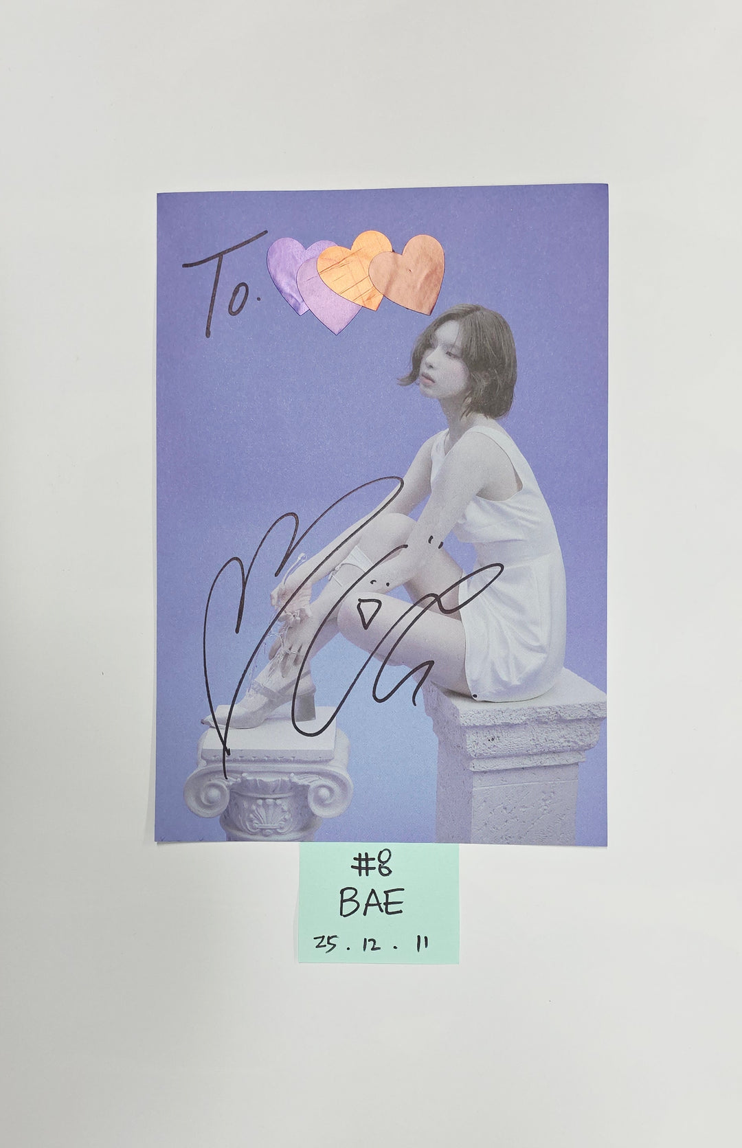 NMIXX "Blue Valentine" - A Cut Page From Fansign Event Album [25.12.11]