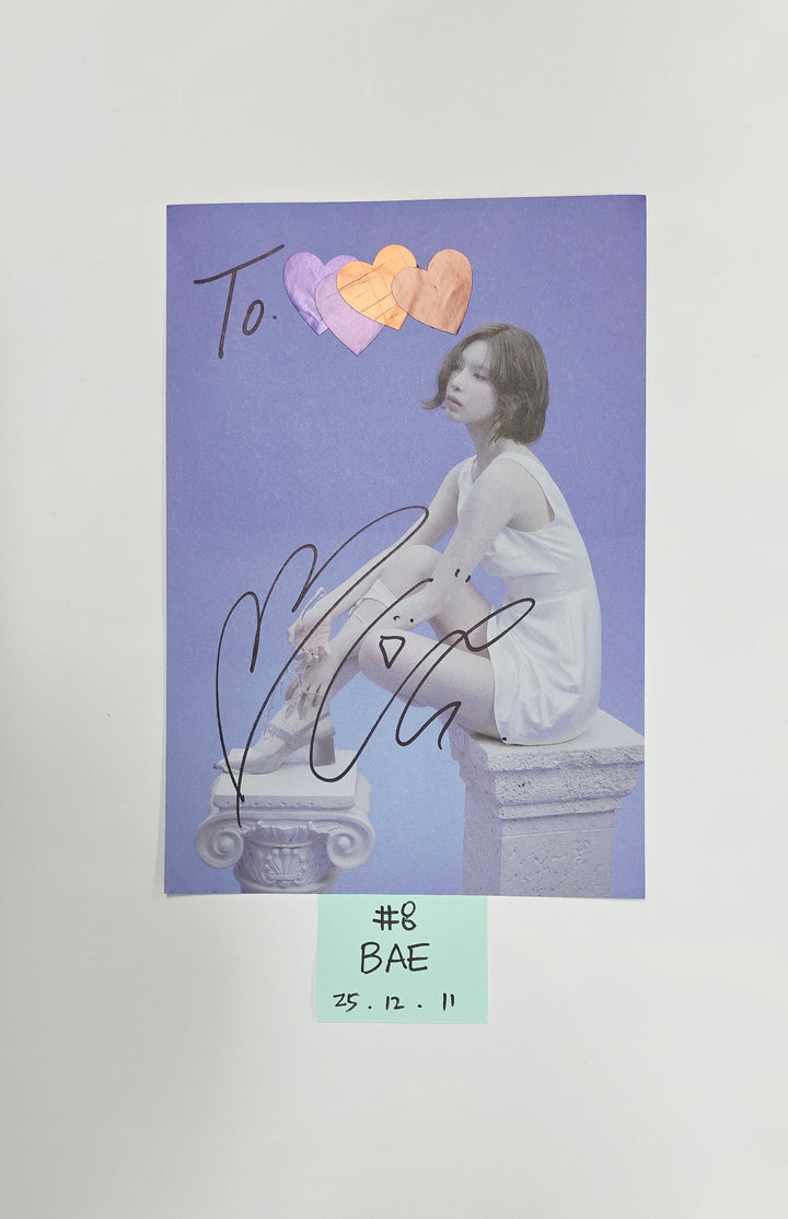 NMIXX "Blue Valentine" - A Cut Page From Fansign Event Album [25.12.11]
