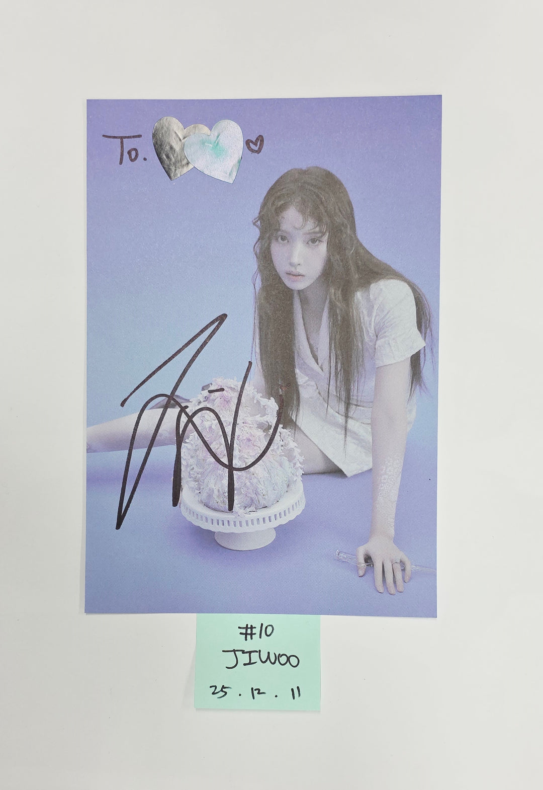NMIXX "Blue Valentine" - A Cut Page From Fansign Event Album [25.12.11]