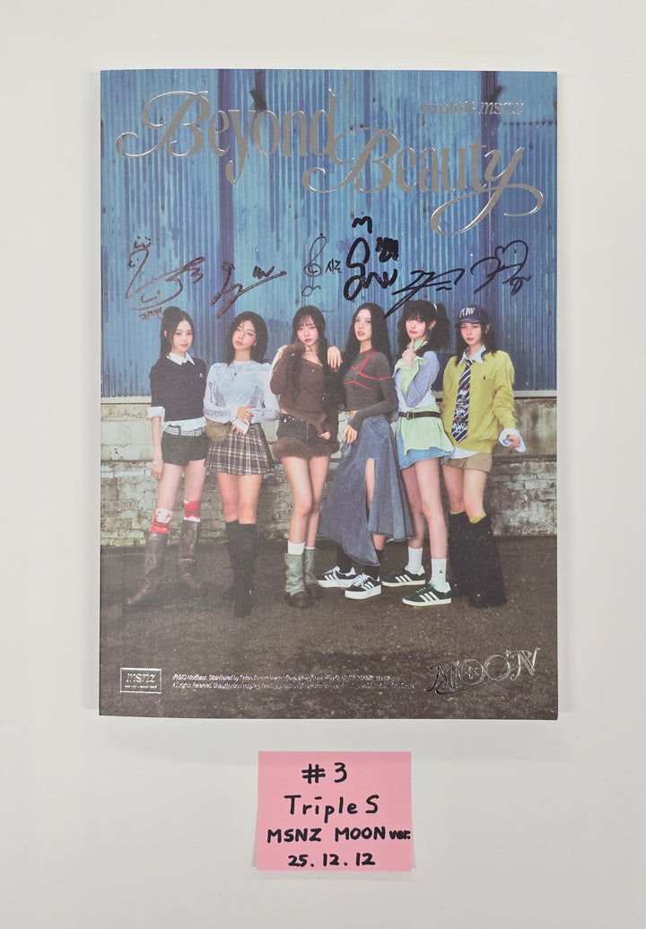 RESCENE "lip bomb", TripleS msnz  "Beyond Beauty", MIYEON "MY, Lover",  ALLDAY PROJECT "ALLDAY PROJECT" - Hand Autographed(Signed) Promo Album [25.12.12]
