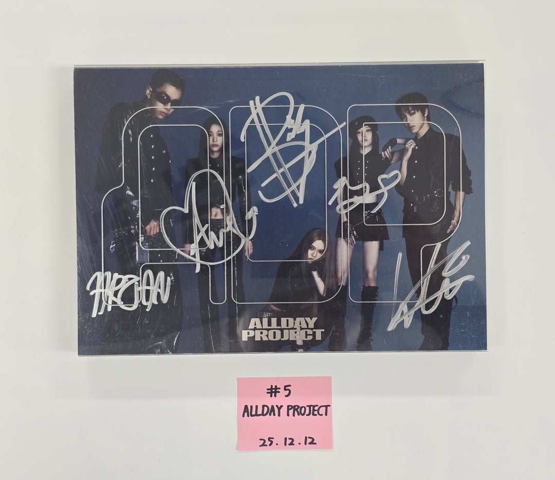 RESCENE "lip bomb", TripleS msnz  "Beyond Beauty", MIYEON "MY, Lover",  ALLDAY PROJECT "ALLDAY PROJECT" - Hand Autographed(Signed) Promo Album [25.12.12]