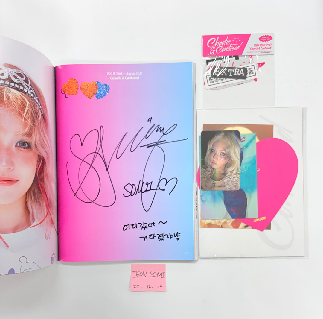 JEONSOMI "Chaotic &amp; Confused" - Hand Autographed(Signed) Album [25.12.12]