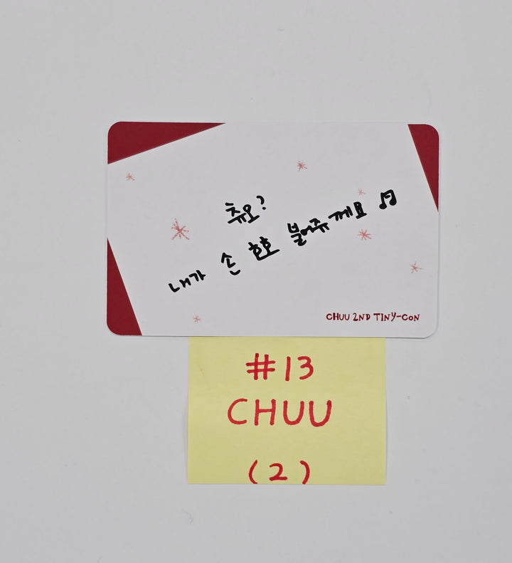 Chuu - 2nd Tiny-Con "첫 눈이 오면 그때 거기서 만나" Trading Photocard [25.12.15]