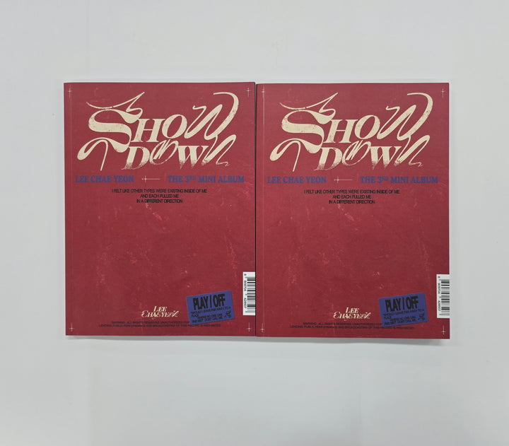 Leechaeyeon "SHOWDOWN" - Hand Autographed(Signed) Album [25.12.15]