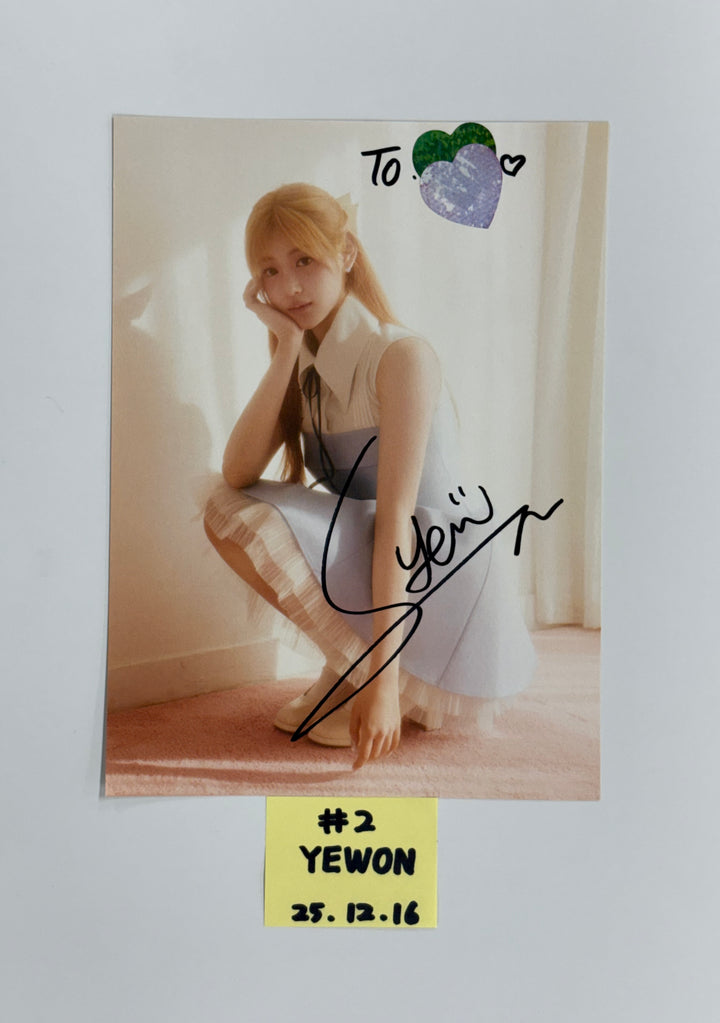 FIFTY FIFTY "Day &amp; Night" - A Cut Page From Fansign Event Album [25.12.16]
