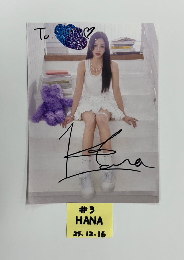 FIFTY FIFTY "Day &amp; Night" - A Cut Page From Fansign Event Album [25.12.16]